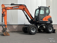 Bandenkraan / Graafmachine op wielen Doosan DX57W-5
