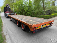 Dieplader / Aanhanger Vogelzang 3-asser dieplader aanhanger, vlakke vloer met Twistlock