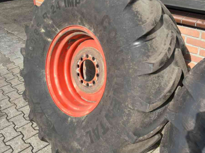 Wielen, Banden, Velgen & Afstandsringen Continental Continental/Mitas 500/85R24 banden, Claas combine diversen
