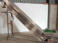 Transportband Affeldt Opvoerband RVS 3720X400 mm / elevatorband / elevator belt / förderband / steigband