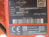Maaier Kuhn GMD4011 schijvenmaaier met middenophanging Lift-Control maaimachine