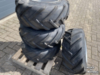 Wielen, Banden, Velgen & Afstandsringen BKT 25 x 8.50 - 12 compllet op wiel