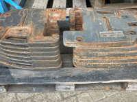 Diverse gebruikte onderdelen Claas Frontgewichten / Middengewichten / Frontweights