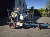 Stationare motor/pomp set  pompset, regenmotor, pomp, beregening, mwm fendt motor