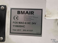Diverse gebruikte onderdelen  Overdruk unit BMair MAO-6HC 24Volt compleet met TAC meter