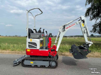Rupskraan / Graafmachine op rupsen Takeuchi TB210 1 tonner rupskraan graafmachine graver kubota