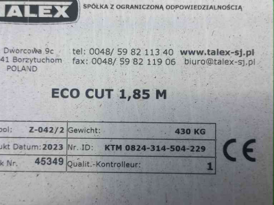 Maaier Talex Eco cut 1.85