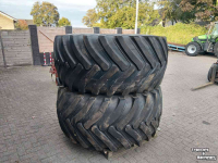 Wielen, Banden, Velgen & Afstandsringen John Deere 800/65 R32 wielen  Grote ZF Steek