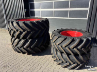 Wielen, Banden, Velgen & Afstandsringen Trelleborg 650/65R38 en 540/65R28 TM800 + Fendt velgen
