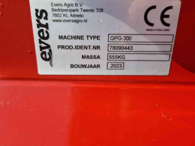 Overige zaai-, plant-, poot-machines en toebehoren Evers GPG-300