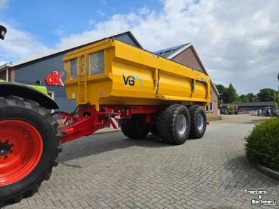 Kipper / Kiepwagen / Landbouwkipper VGM Everest 22 met hydraulische shuifschotten
