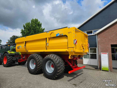 Kipper / Kiepwagen / Landbouwkipper VGM Everest 22 met hydraulische shuifschotten