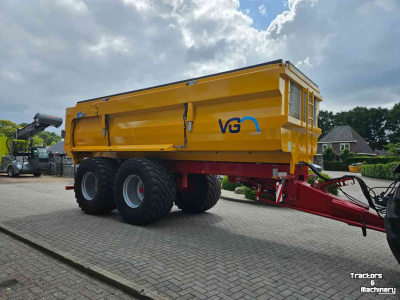 Kipper / Kiepwagen / Landbouwkipper VGM Everest 22 met hydraulische shuifschotten
