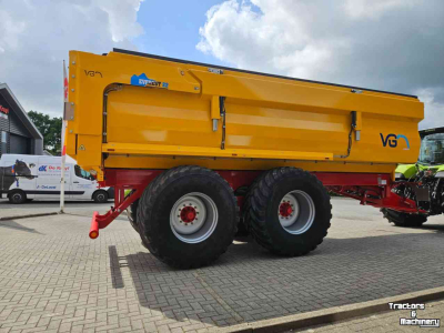Kipper / Kiepwagen / Landbouwkipper VGM Everest 22 met hydraulische shuifschotten