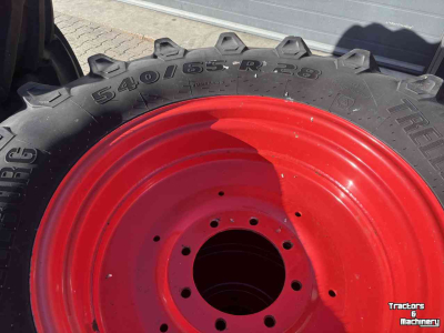 Wielen, Banden, Velgen & Afstandsringen Trelleborg 650/65R38 en 540/65R28 TM800 + Fendt velgen