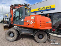 Bandenkraan / Graafmachine op wielen Atlas 150W
