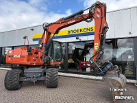 Bandenkraan / Graafmachine op wielen Atlas 150W