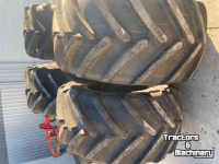 Wielen, Banden, Velgen & Afstandsringen Michelin 900/50R42 + 710/55R30 MachXbib  NEW