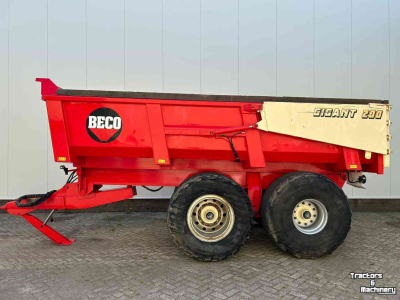 Kipper / Kiepwagen / Landbouwkipper Beco Gigant 200