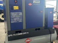 Mobiele compressor Airpress APS 15 CombiDry X schroefcompressor