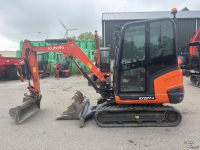 Bandenkraan / Graafmachine op wielen Kubota KX 027-4