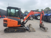 Bandenkraan / Graafmachine op wielen Kubota KX 027-4