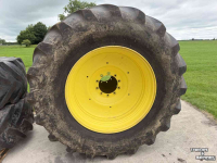 Wielen, Banden, Velgen & Afstandsringen  Michelin MachXBib 710/70R42 en 600/70R28 John Deere