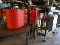 Overige inschuurmachines en toebehoren Pro-Pak BSM-1 rolverpakker links onbekend / unknown rolverpakker roll stock bagger raschelsack verpackung netzmaschine