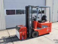 Heftruck Nyk FBT18P-50BC-430M elektrische heftruck driewieler Nichiyu forklift gabelstapler