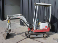 Mini-graver / Mini-graafmachine Takeuchi TB108 minigraver mini micro graafmachine