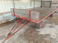 Vierwielige wagen / Landbouwwagen  Platte wagen