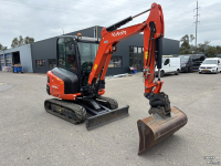Bandenkraan / Graafmachine op wielen Kubota KX030-4