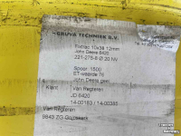 Wielen, Banden, Velgen & Afstandsringen John Deere 10x38 passend onder 6420 1.50 spoor