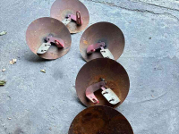 Diverse gebruikte onderdelen Grimme 5 stuks bolle schijven 45 cm