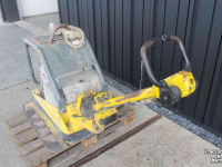 Trilplaten Wacker DPU6055 trilplaat met Hatz 1D81S dieselmotor trilblok (staat DPU6555 op)