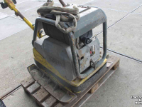 Trilplaten Wacker DPU6055 trilplaat met Hatz 1D81S dieselmotor trilblok (staat DPU6555 op)