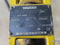 Trilplaten Wacker DPU6055 trilplaat met Hatz 1D81S dieselmotor trilblok (staat DPU6555 op)