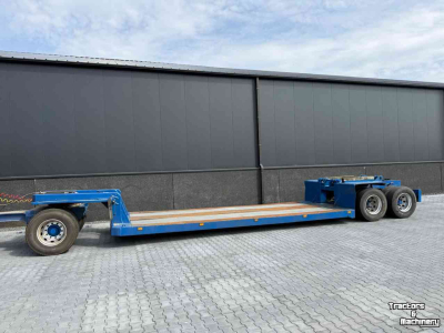 Dieplader / Aanhanger  3-asser diepbed dieplader met dolly, Special!