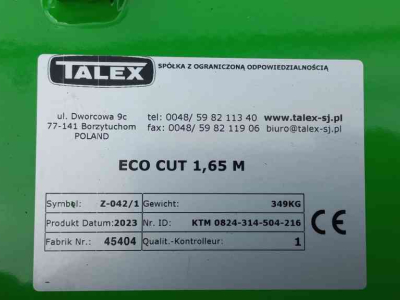 Maaier Talex Eco cut 1.65