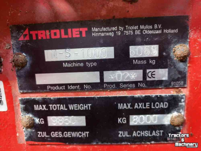 Voeruitkuilwagen Trioliet MS1000