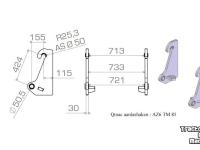 Overige bouwmachines, grondverzetmachines en toebehoren Qmac Aanlashaken voor AHLMANN voor type AZ 6 t/m AZ 85