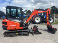 Bandenkraan / Graafmachine op wielen Kubota KX 027-4