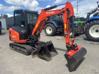 Bandenkraan / Graafmachine op wielen Kubota KX 027-4