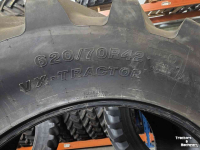 Wielen, Banden, Velgen & Afstandsringen Bridgestone 620/70R42 VX-Tractor demo
