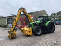 Tractor / Trekker Deutz-Fahr 6185 Agrotron TTV met Bos maaiarm HE 8044 Fce-HD