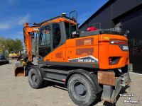 Bandenkraan / Graafmachine op wielen Doosan DX160-7