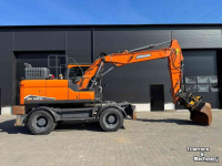 Bandenkraan / Graafmachine op wielen Doosan DX160-7