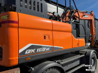 Bandenkraan / Graafmachine op wielen Doosan DX160-7
