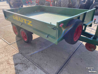 Kipper / Kiepwagen / Landbouwkipper Deutz 3 tons Kipwagen kiepwagen kipper kieper tandemas met kenteken
