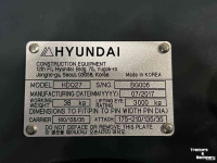 Mini-graver Case Case CX30C New Holland E30C  Snelwissel - HYUNDAI HDQ27 Parts nr:32MK-95120CG